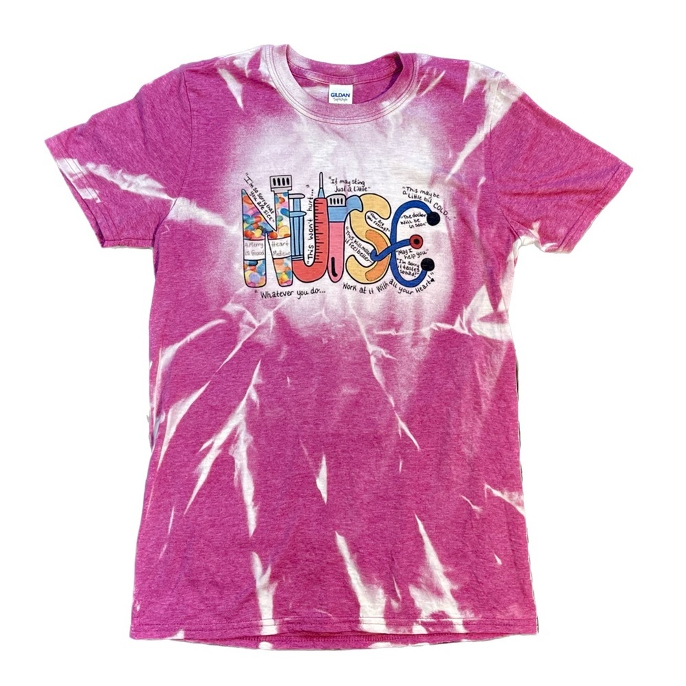 Custom Nurse Graphic Tee Size Small